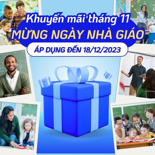 Khuyến Mãi Tháng 11 – Tri Ân Ngày Nhà Giáo Việt Nam