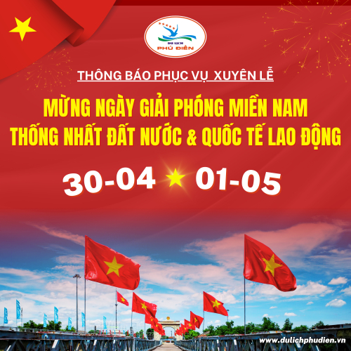 Du Lịch Phú Điền Sẵn Sàng Chào Đón Du Khách Dịp Lễ 30/04 - 01/05