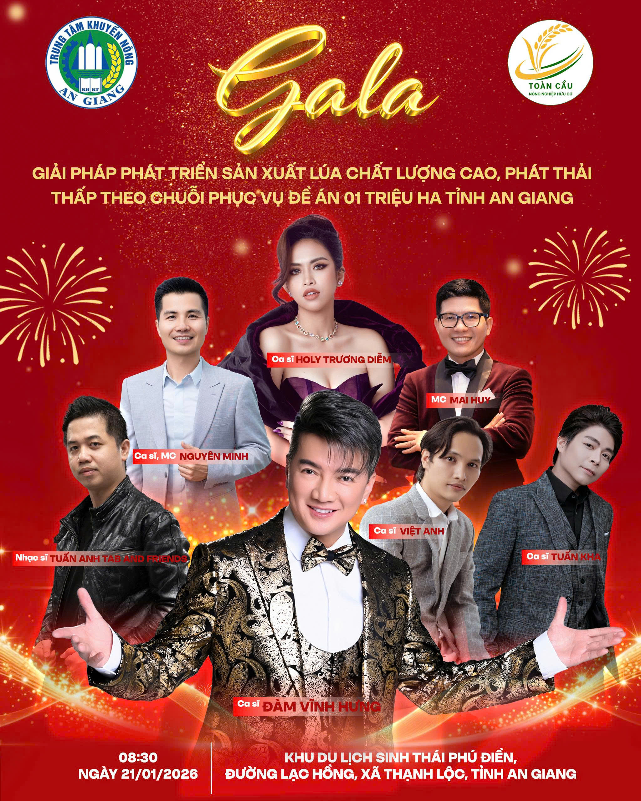 Gala quy tụ nhiều nghệ sĩ và khách mời uy tín