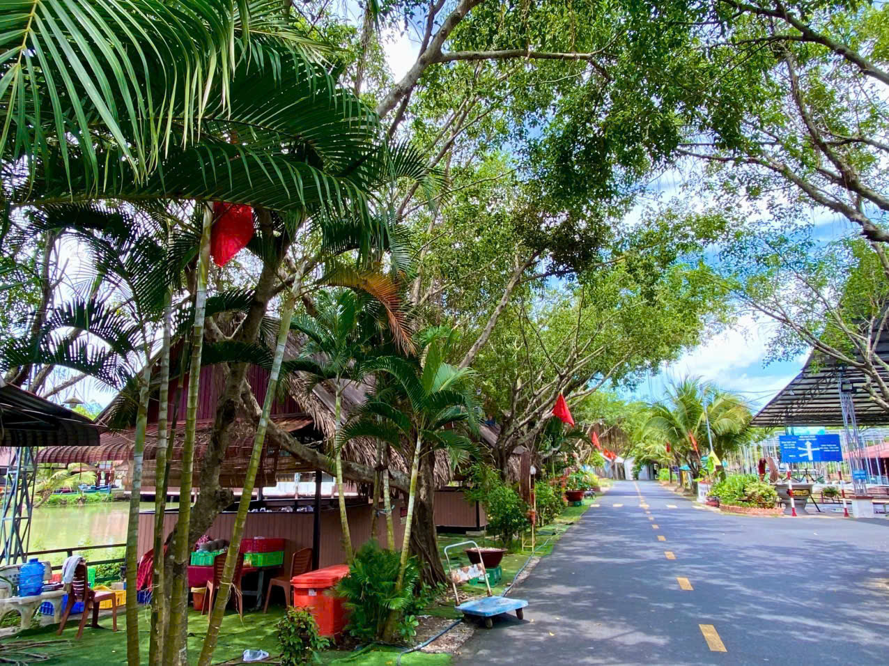 Thiên nhiên xanh mát không gian thư giãn tuyệt vời