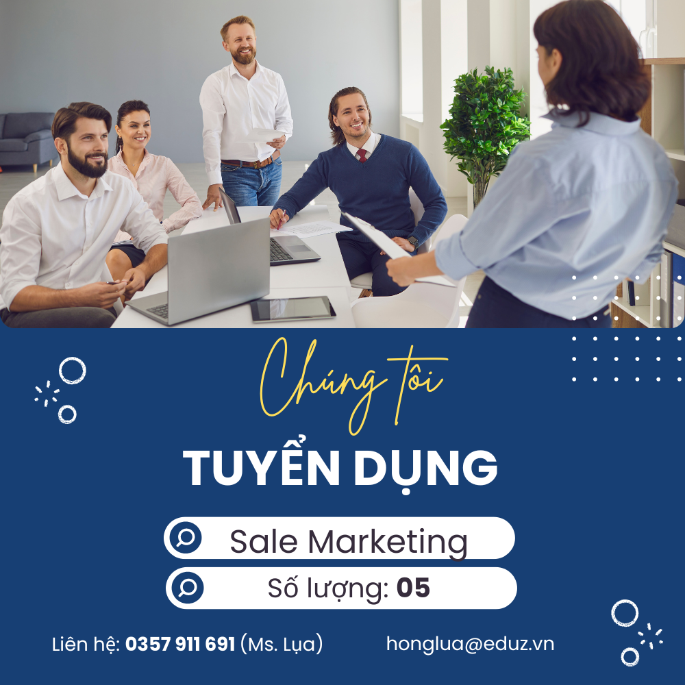 Thông Báo Tuyển Dụng - Sale Marketing